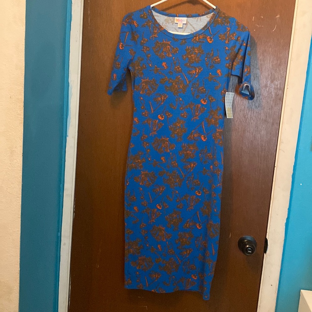 LuLa Roe Julia Dress -Floral Pattern